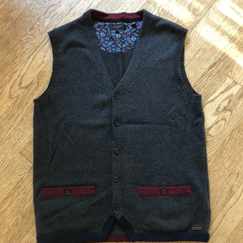 TED BAKER London Men's Sweater Vest L